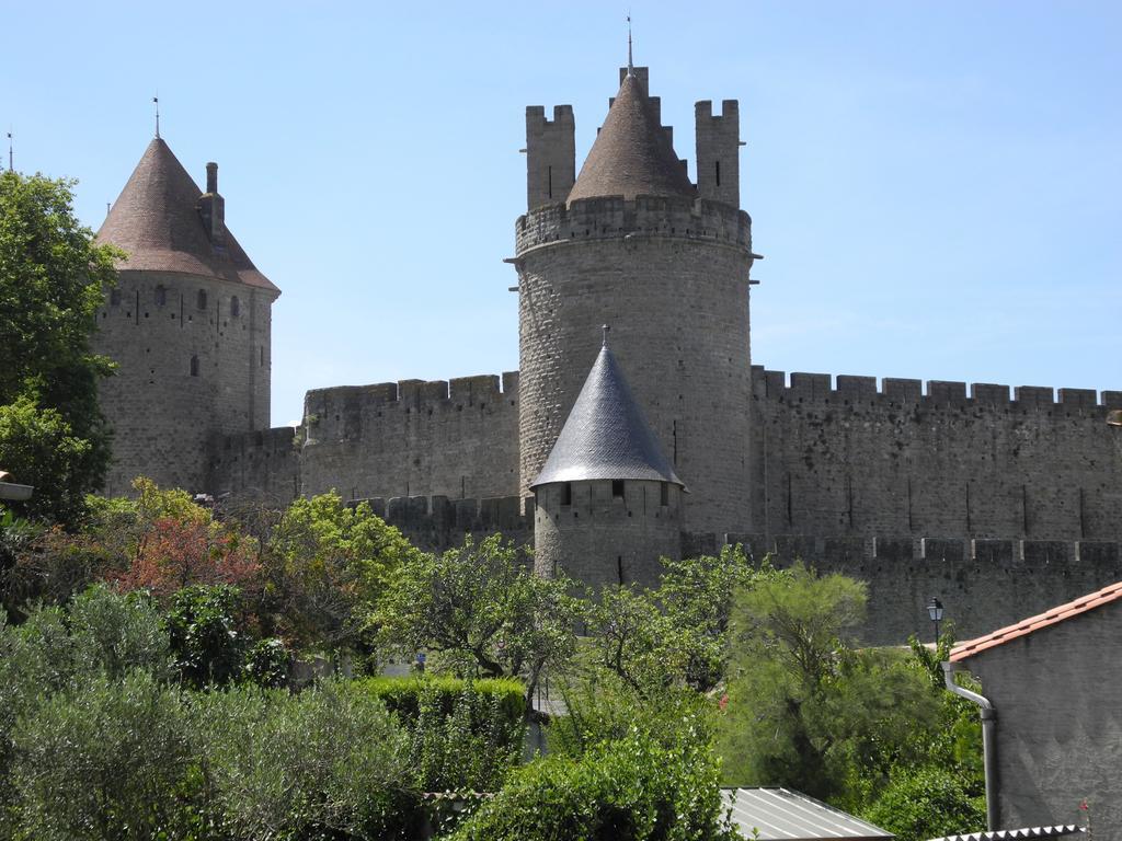 Vue sur Cité - SPA Carcasona Habitación foto